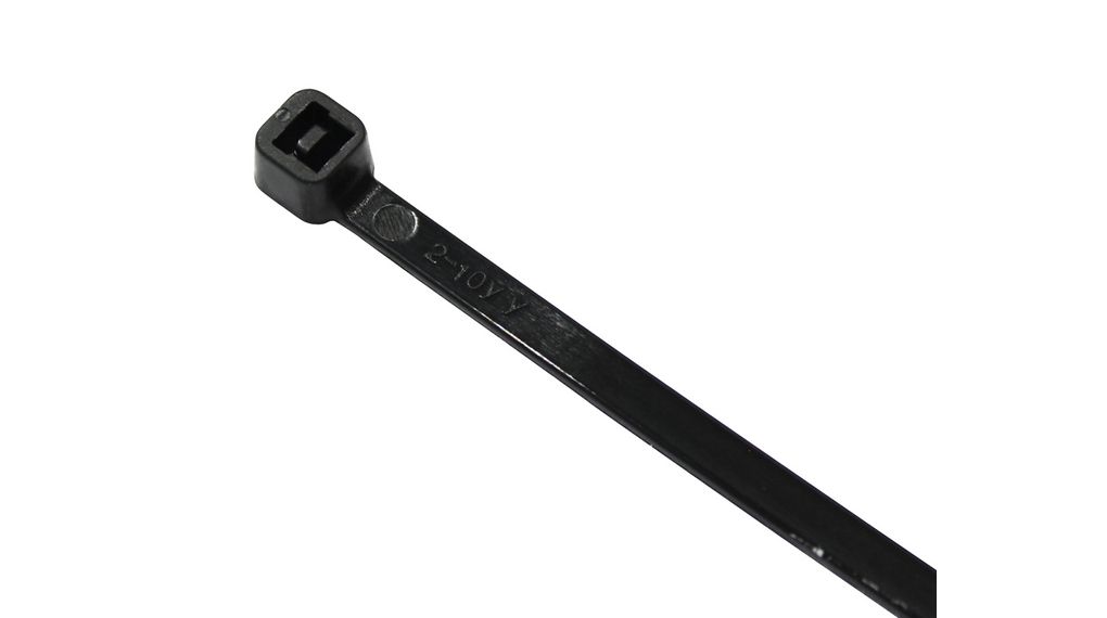 Cable Tie 186 x 4.8mm, Polyamide, 220N, Black, Pack of 100 pieces