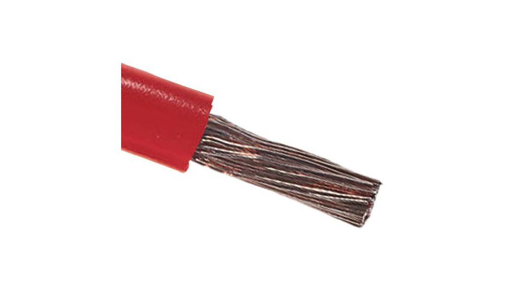 Stranded Wire PVC 25mm² Annealed Copper Red H07V2-K 100m