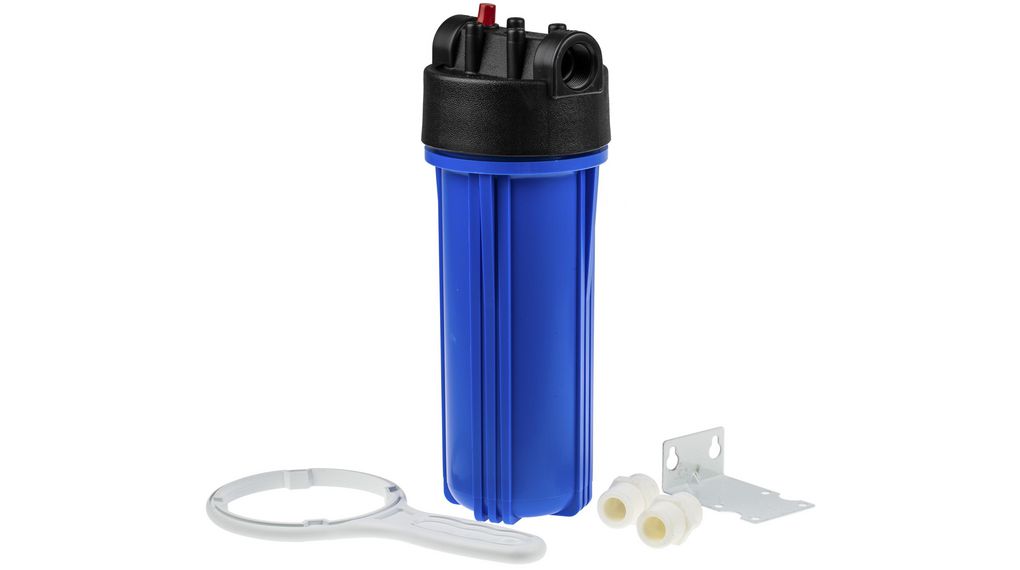 Boîtier de filtre à eau, 50L/min, 5bar, Bleu