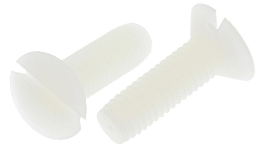 Schraube, Senkkopf / Maschine, Schlitz, M6 x 1, 20mm, Packung à 100 Stück