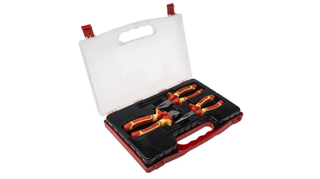Plier Set, VDE, 3pcs