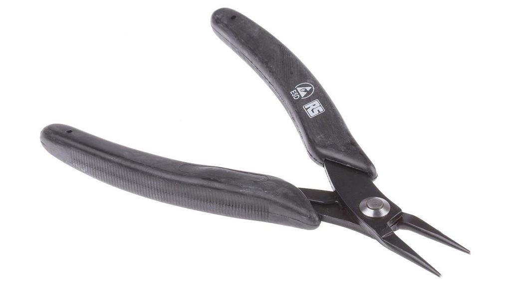 Pliers, Electronic Pliers / Round Nose Pliers, Straight, 140mm