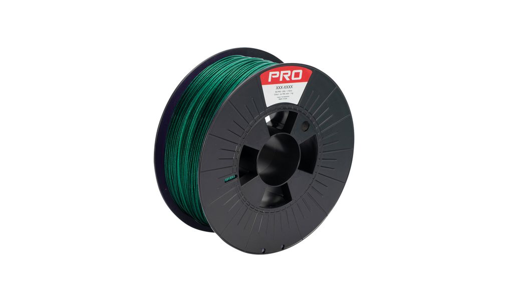 3D Printer Filament, PLA, 1.75mm, Metallic Green, 1kg
