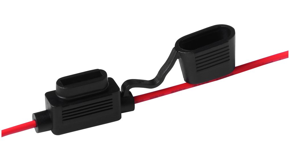 Fuse Holder Inline 15A 32V 200mm ATO / ATC / 19 x 18.6 mm