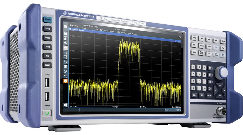 HIGH VALUE Spectrum Analyser Bundle LCD-TFT LAN / GPIB / USB / Video-Out 50Ohm 3GHz
