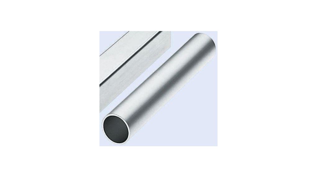 Silver Steel Round Tube, 2000mm Length, Dia. 30mm