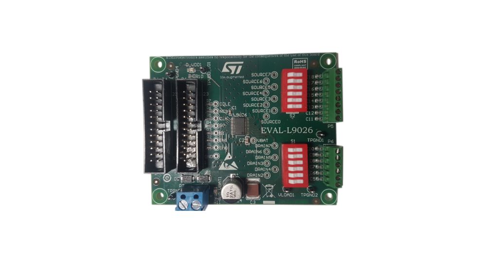 L9026 8-Channel Automotive Relay Driver Evaluation Board