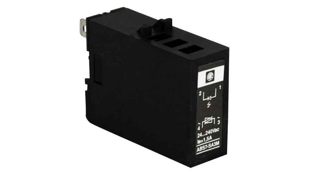 Solid State Relay, 1NO, 15mA, 24V, Plug-In, ABE7