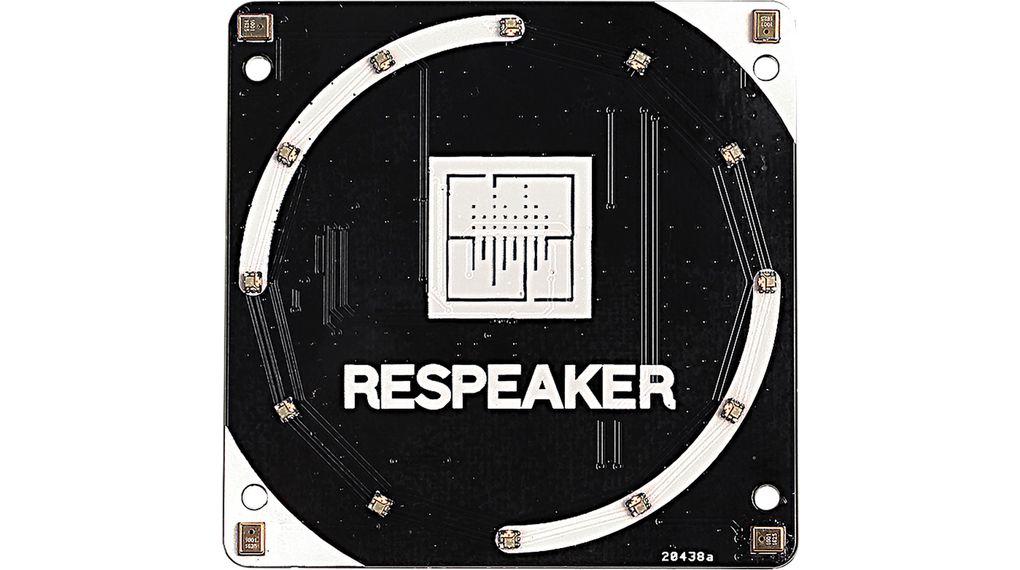 Réseau de 4 microphones ReSpeaker pour Raspberry Pi
