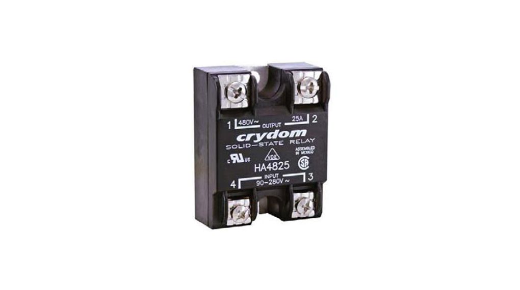 Solid State Relay, HD, 1NO, 50A, 530V, Screw Terminal