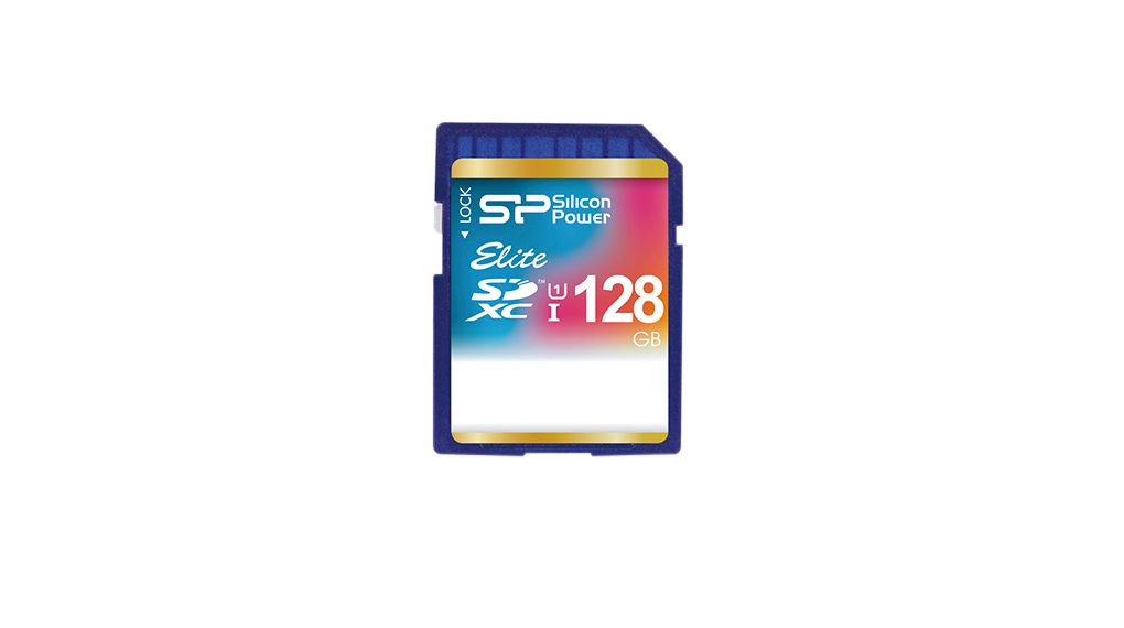 Memory Card, SD, 128GB, 90MB/s, 80MB/s, Blue