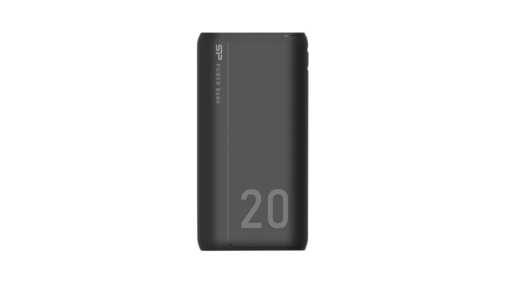 Powerbank, Li-Po, 20Ah, USB A Socket, Black