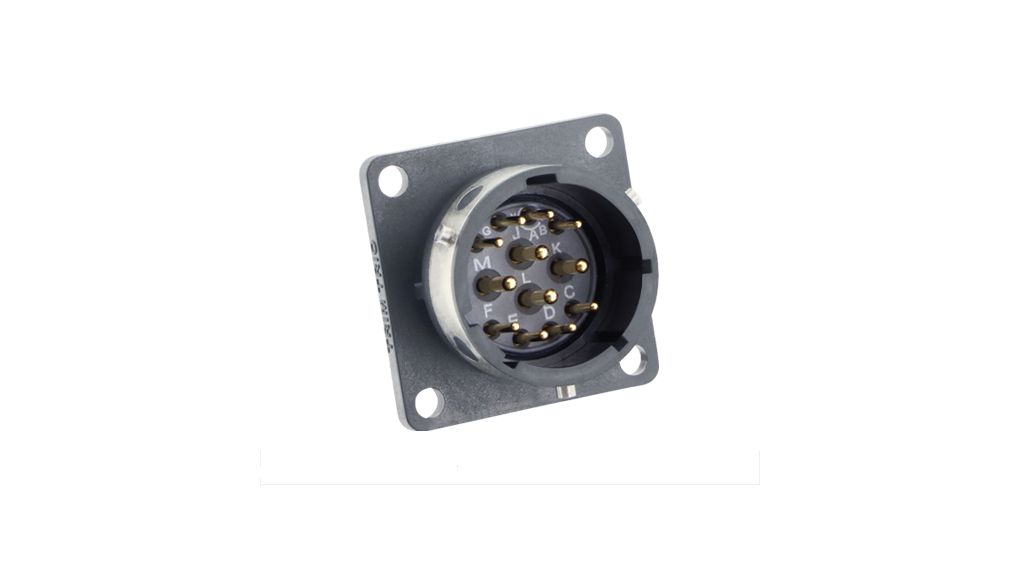 Rundsteckverbinder, Steckbuchse, 12 Anzahl Kontakte, 10A, 600V, IP69K / IP68
