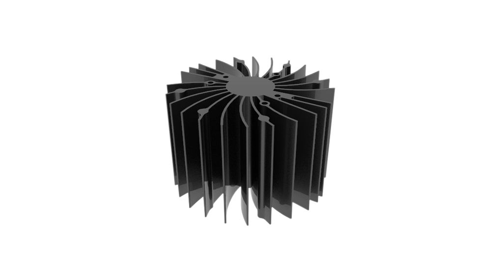 SA002-14009Y | Sunon Heat Sink Black Anodised 86xx55mm | Distrelec ...