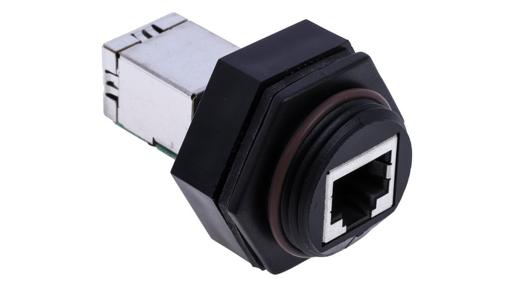 Connector RJ45 Aansluiting CAT5e Recht