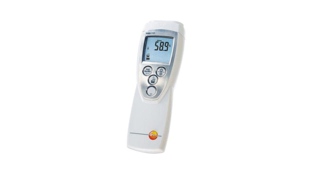 112 Wired Digital Thermometer for Food Industry Use, NTC, PT100 Probe, 1 Input(s), +300°C Max, ±0.2 °C Accuracy