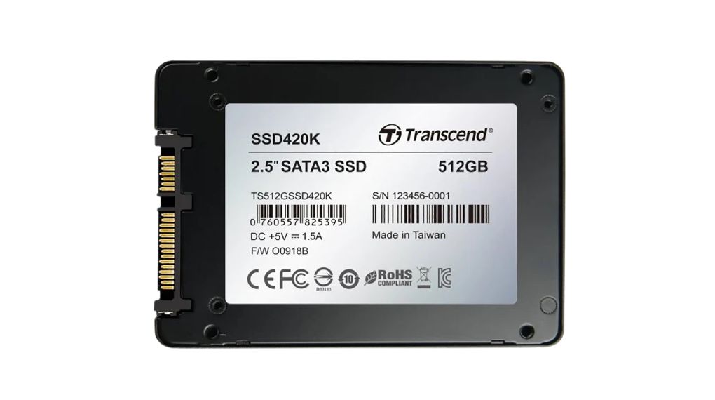 SSD, 2.5", 512GB, SATA III