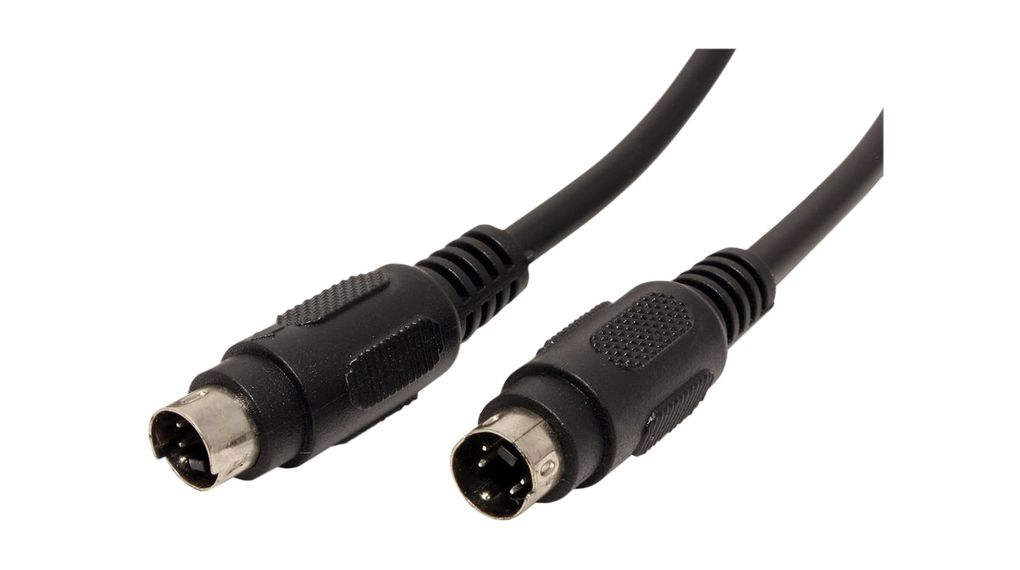 Video Cable, S-Video Male - S-Video Male, 5m
