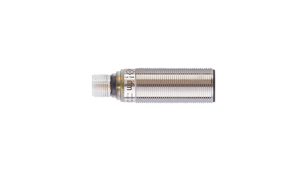 ifm electronic Ultrasonic Threaded Barrel Proximity Sensor, M18, 800 mm Detection 0-10 V, 10 → 30 V dc