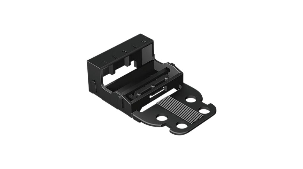 Schwarzer Montageträger für 221, Packung à 10 Stück
