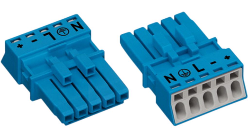 Female connector Socket / Socket 5 Positions 4.4mm