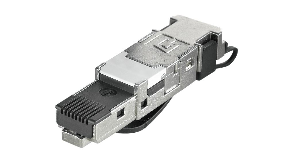 Industrial Connector RJ45 Plug CAT6a Straight