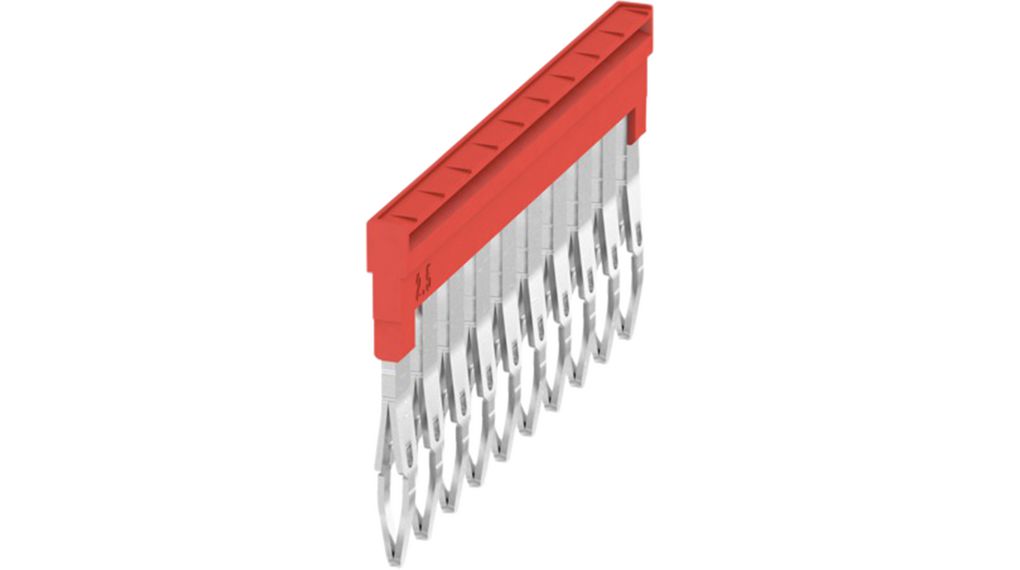 Cross connector, Red, 33.5 x 21.9mm