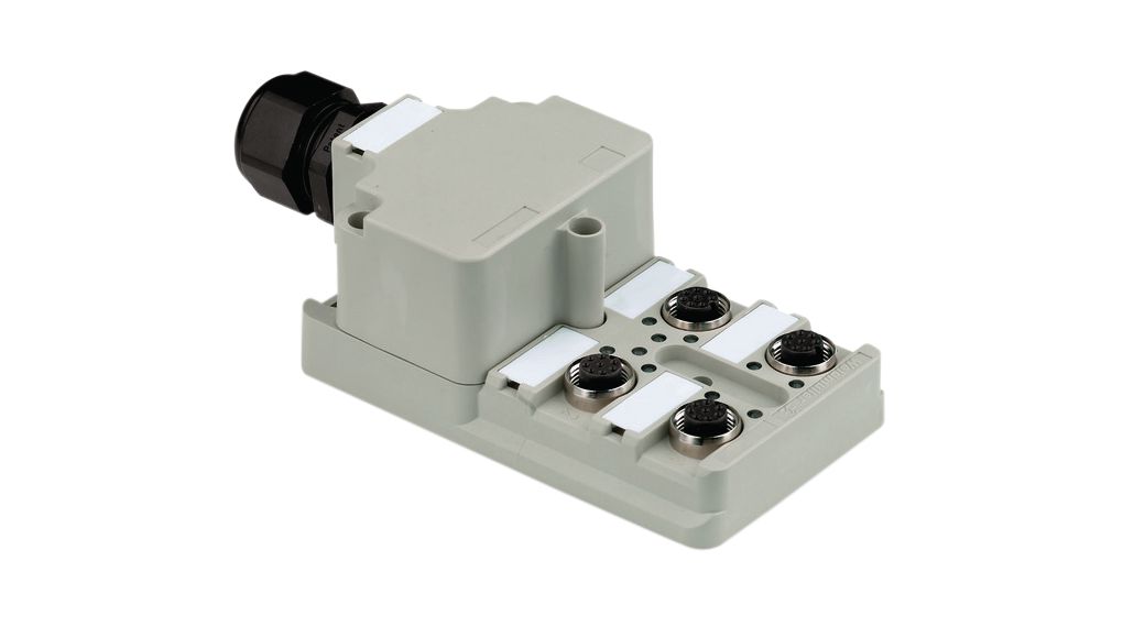 Sensor-Actuator Distributor M12, 5-Pole, A-Coded 10 A