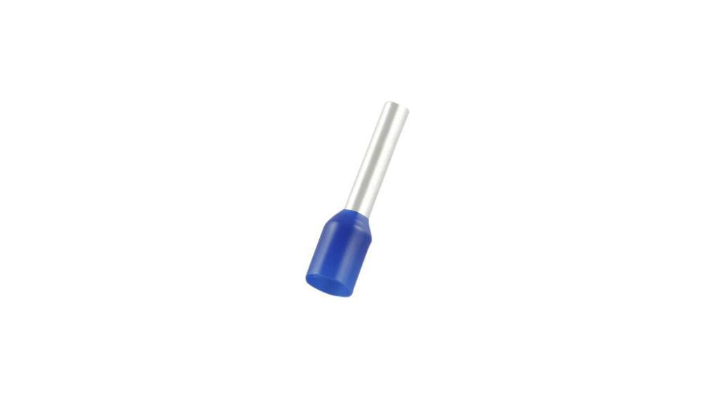 Bootlace Ferrule 16mm² Blue 22mm Pack of 100 pieces