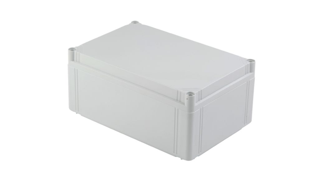 Plastic Enclosure FPC 400x132x200mm Light Grey Polycarbonate IP66 / IP67