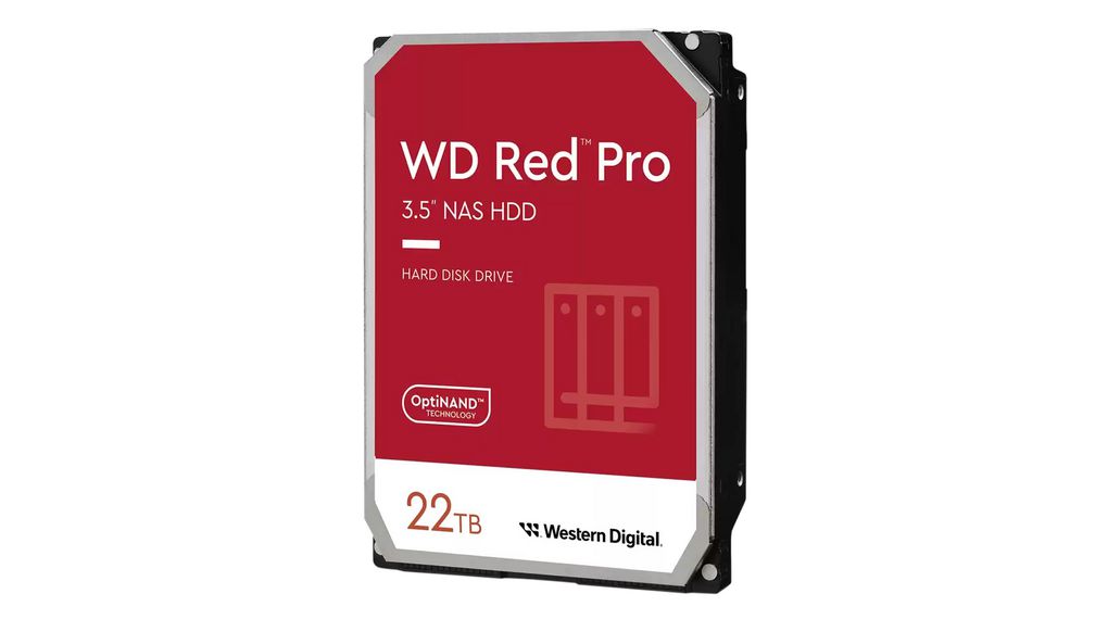 Festplattenlaufwerk, WD Red Pro, 3.5", 22TB, SATA III