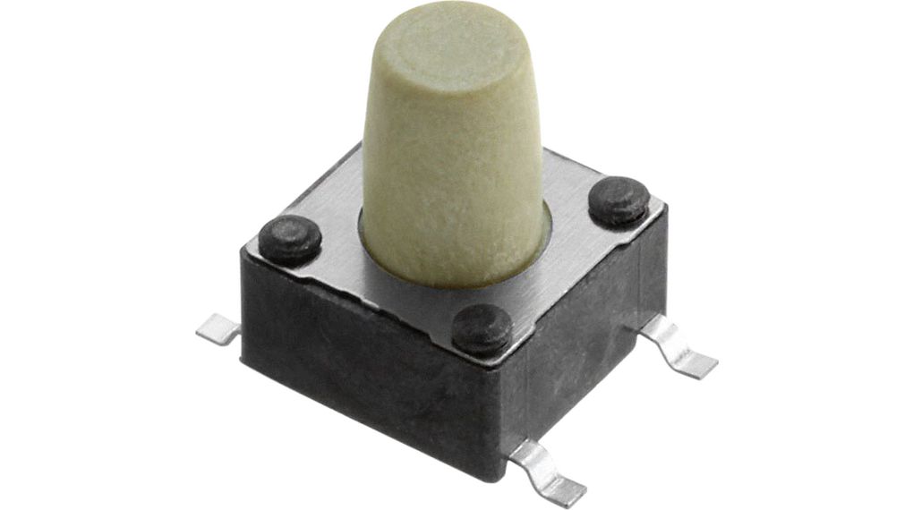 Tactile Switch 50 mA 12 VDC Momentary Function 1NO 2.55N SMD WS-TASV
