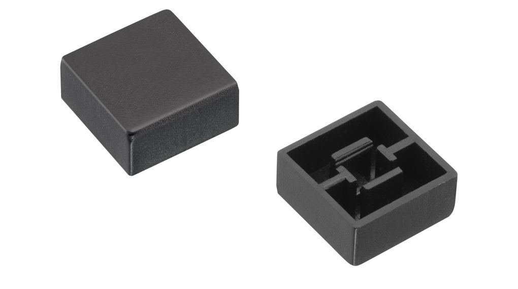 Switch Cap Square Black ABS WS-TATV / WS-TASV