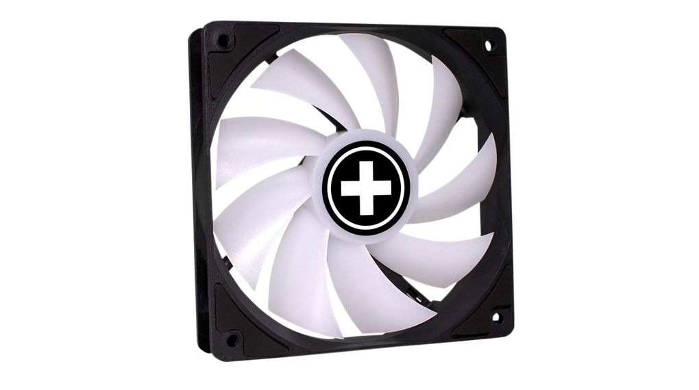 Computer Case Fan, Black, DC, 120x120x25mm, 115.8m³/h, 32.5dBA
