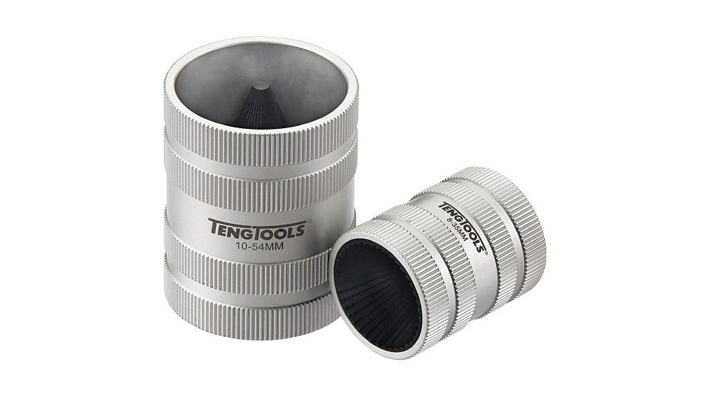 Teng Tools Cylinder Deburring Tool, 54mm Capacity, Aluminium Blade, Pipe Reamer Blade