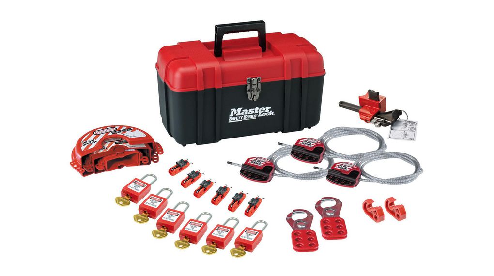 Master Lock Red Lockout Kit