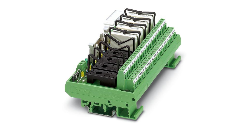 UMK-8 RELS/KSR-G24/21-21/PLC Series 16-Contact Female Interface Module, D-Sub Connector, DIN Rail50mA