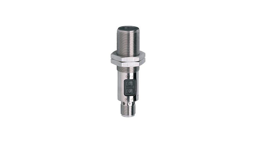 ifm electronic Diffuse Photoelectric Sensor, Cylindrical Sensor, 2 → 800 mm Detection Range