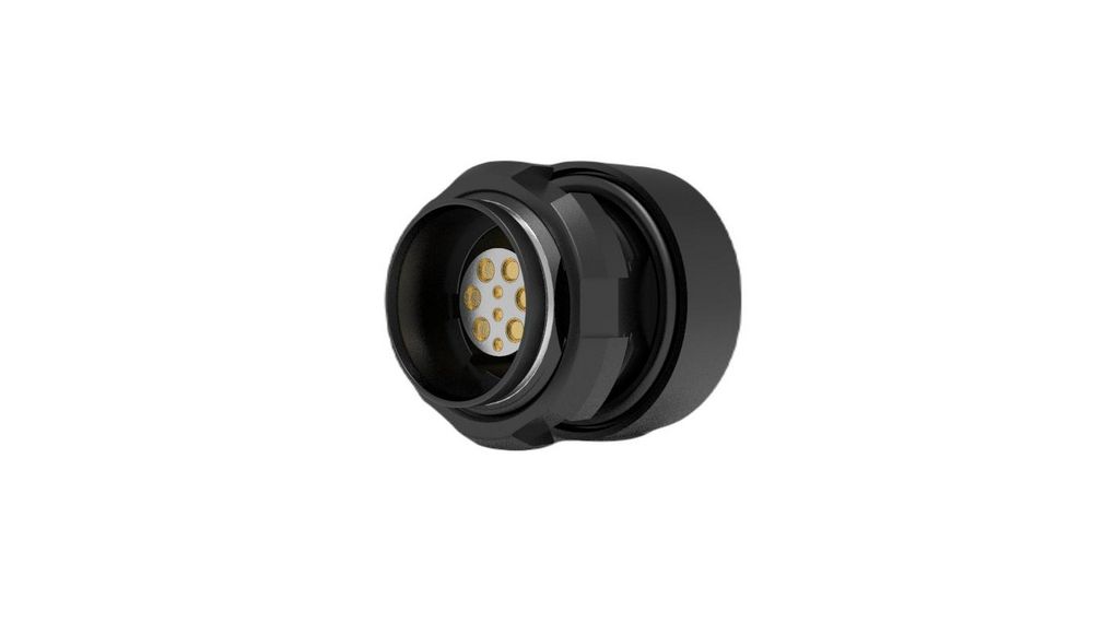 Connector, 9 Contacts, Panel, Socket, Female, IP68, IP69K, RANGER Series, Fiche, 9 Contacts, IP68 / IP69K