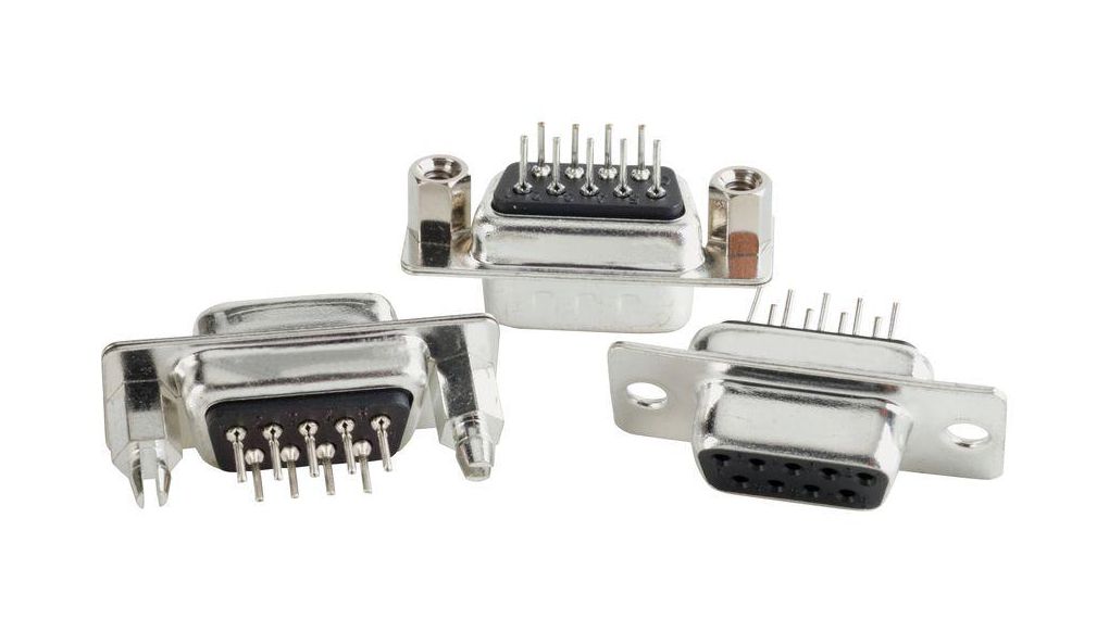 CONEC DLS1XS4 9 Way Straight PCB D-Sub ConnectorFemale
