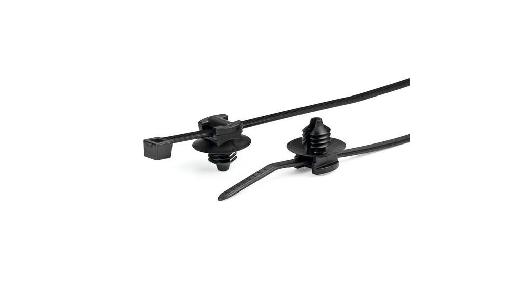 Cable Tie, 150mm x 3.5 mm, Black Nylon, Pk-500 150, 135N, Pack of 500 pieces