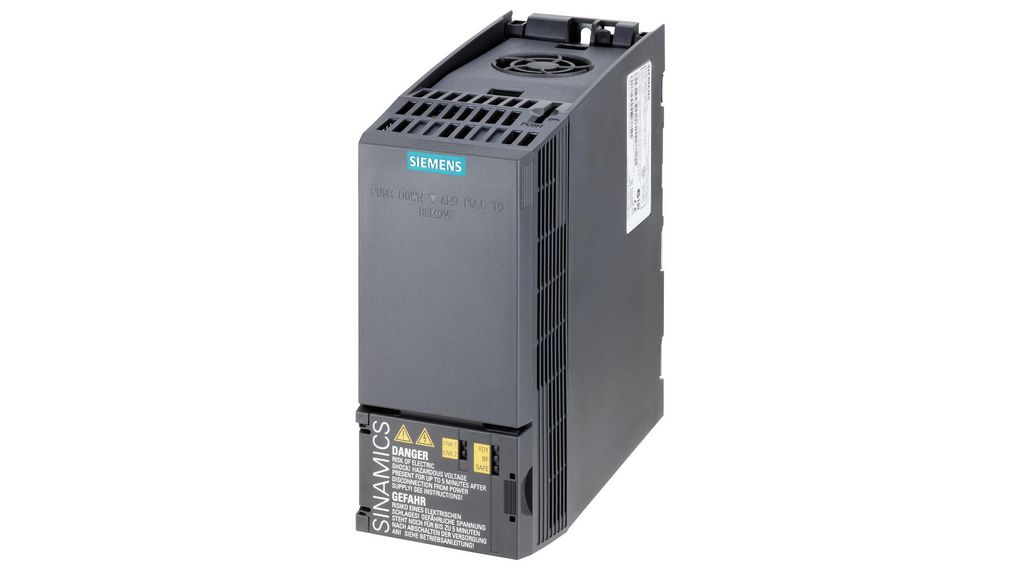 Siemens Inverter Drive, 1.5 kW, 3 Phase, SINAMICS G120C Series 480 V 8.2 A