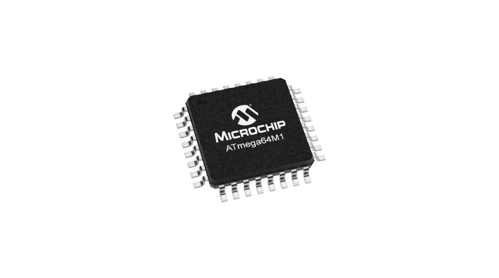 Microchip, 8bit AVR, ATmega Microcontroller, 16MHz, 64 kB Flash, 32-Pin TQFP