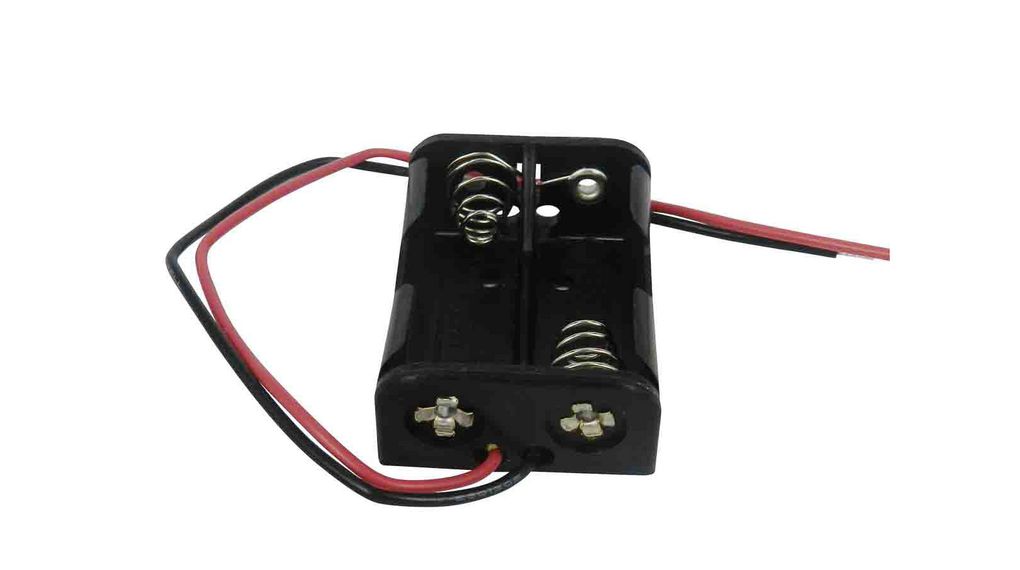 N Battery Holder, Coil Spring Contact
