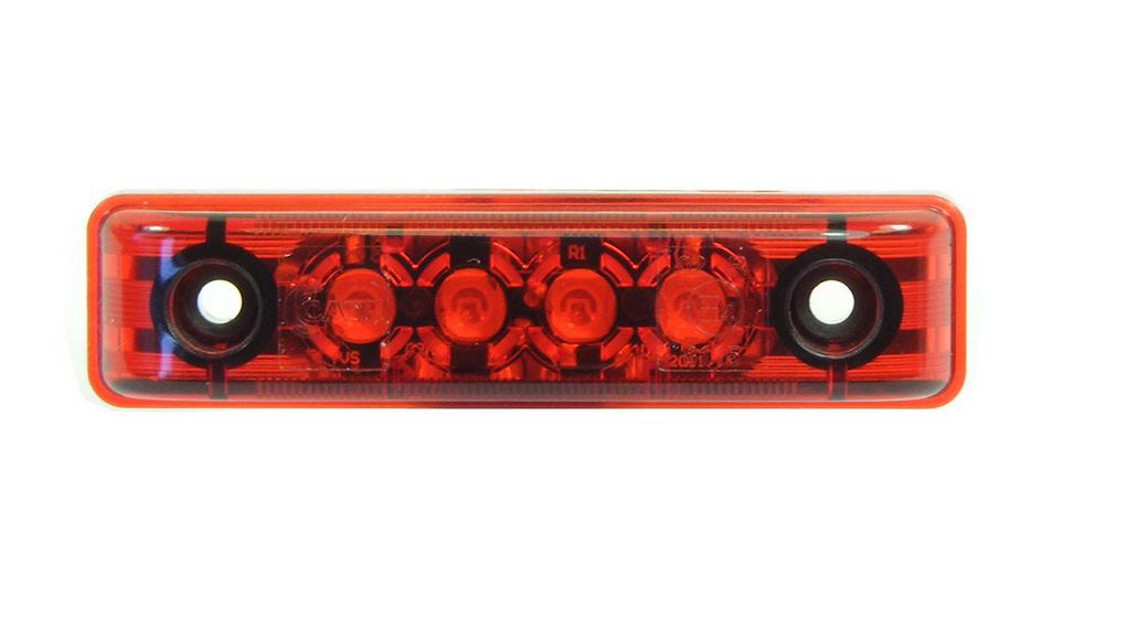 Red Steady Beacon, 24 V dc, LED Bulb, IP67