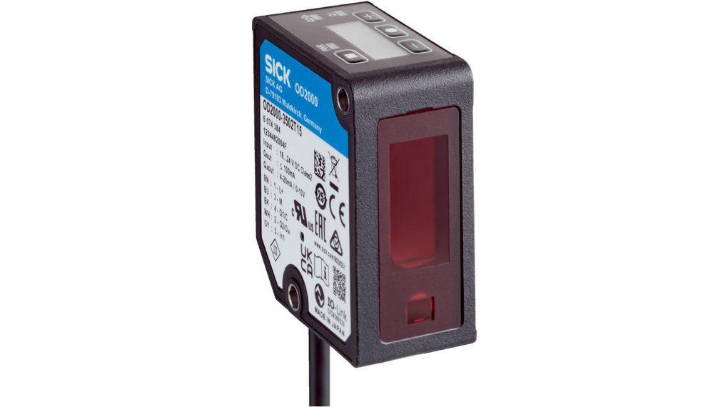SICK Distance Distance Sensor, Block Sensor PNP-NPN 533us 20mA Laser IP67