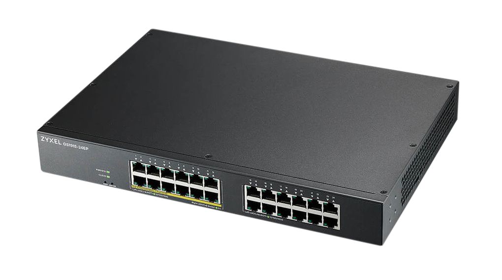 GS1915-24EP-EU0101F | Zyxel PoE-Switch, Managed, 1Gbps, 130W, RJ45 ...