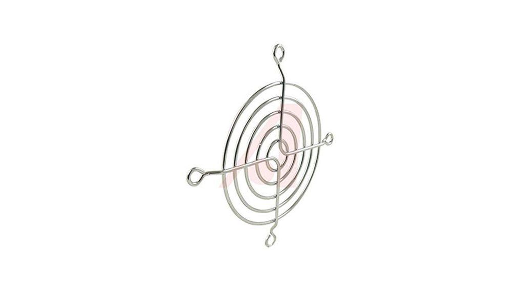 ebm-papst LZ38 Series Metal, Steel Finger Guard for 172 x 51mm Fans, 162mm Hole Spacing
