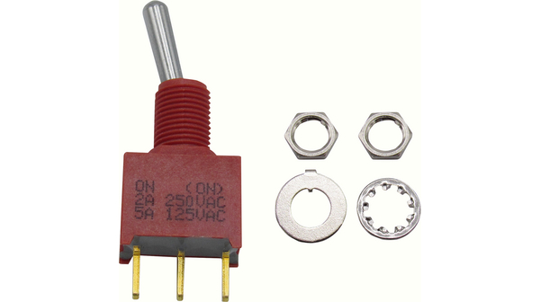 Miniature Toggle Switch ON-(ON) 2 A / 5 A IP67