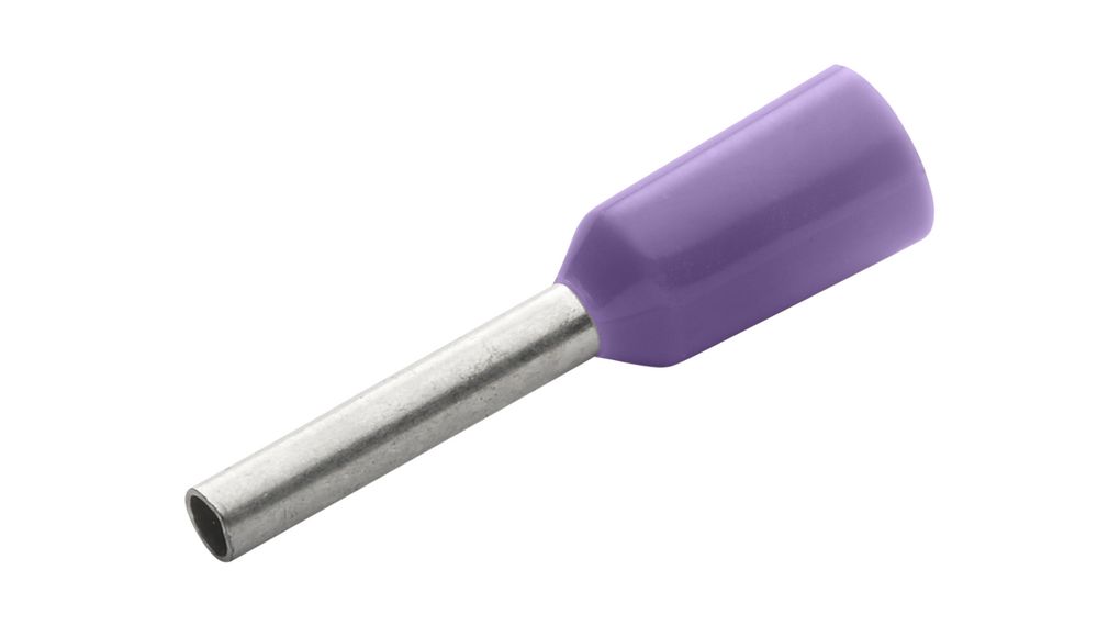 Bootlace Ferrule 0.25mm² Violet 10mm 100 ST